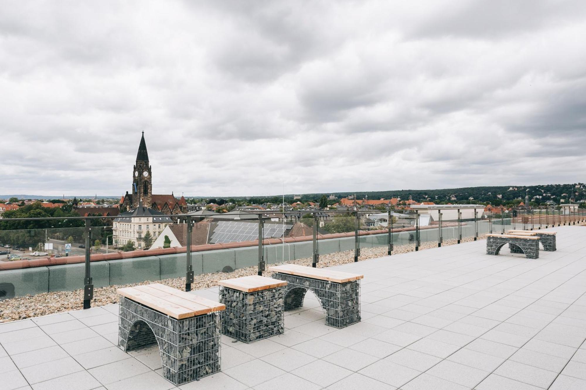 Oasis Appart - Wohnen In Dresden - Netflix - Tiefgarage - Dachterrasse Dış mekan fotoğraf
