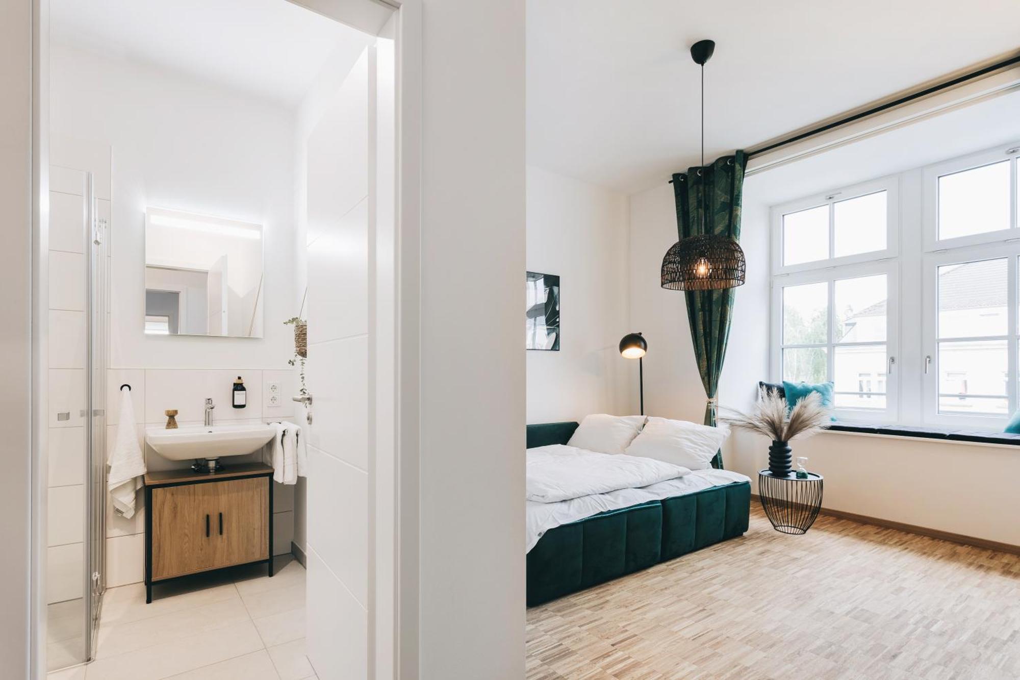 Oasis Appart - Wohnen In Dresden - Netflix - Tiefgarage - Dachterrasse Oda fotoğraf